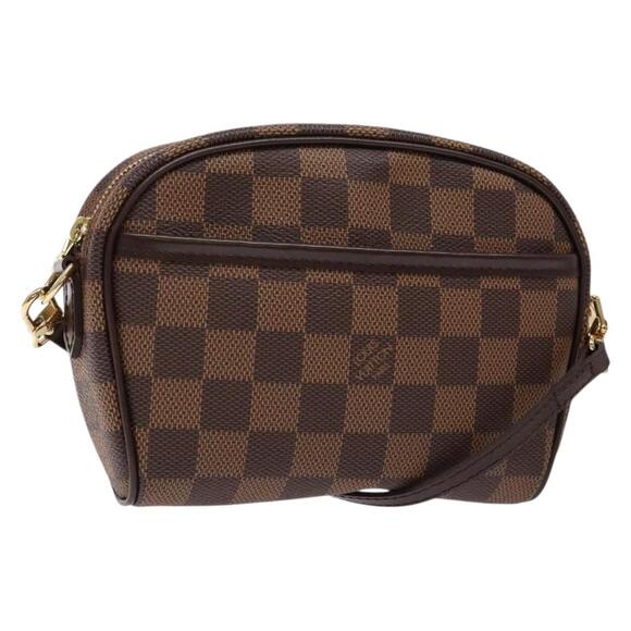 LOUIS VUITTON Damier Ebene Pochette Ipanema Shoulder Bag N51296 - Picture 1 of 16